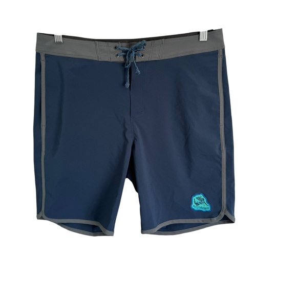 Patagonia Other - Patagonia Hydropeak Side Shore Board Shorts Blue Men's 18" Outseam Size 33 X 8